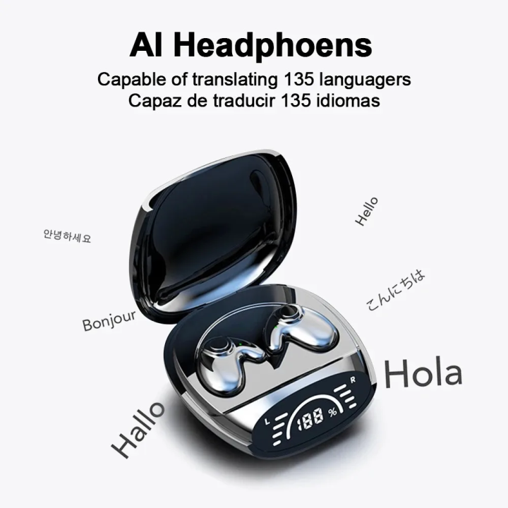 Auriculares Bluetooth traductor AI 135 idiomas | Prologyc.es