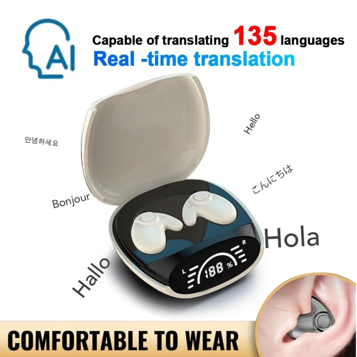 Auriculares Bluetooth traductor AI 135 idiomas | Prologyc.es
