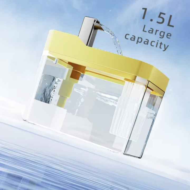 Fuente agua gatos USB con filtro automático | Prologyc.es