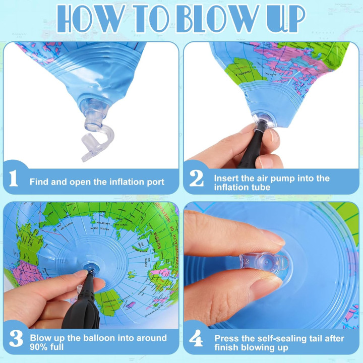 Globo terráqueo inflable para niños | Prologyc.es