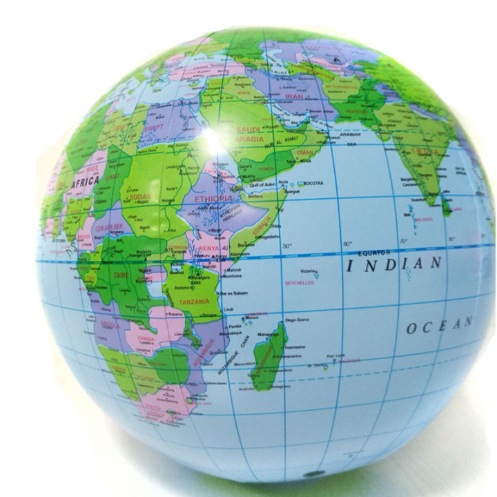 Globo terráqueo inflable para niños | Prologyc.es