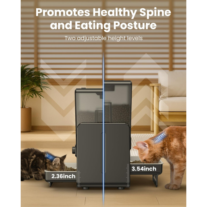 Comedero automático WiFi 5G para gatos 5L | Prologyc.es