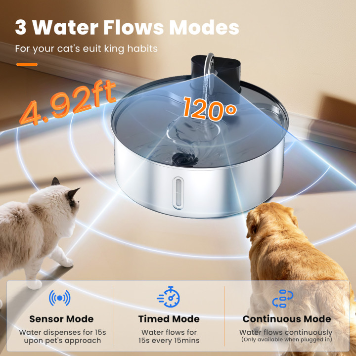Bebedero automático acero inoxidable 12L | Prologyc.es