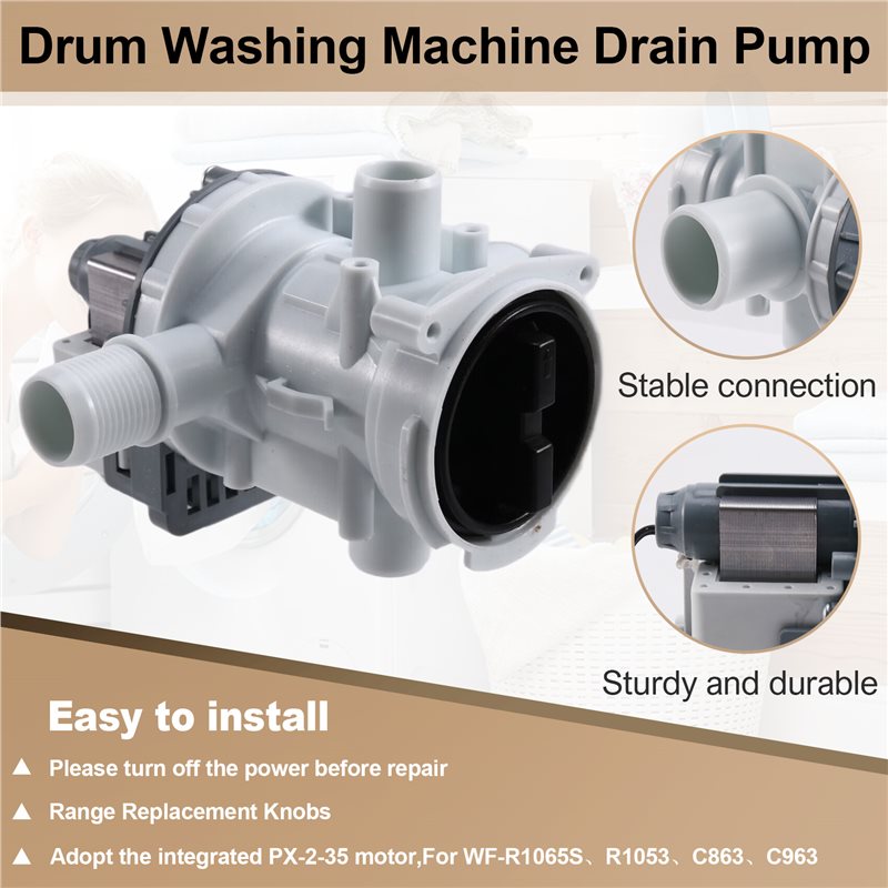 Bomba Drenaje Lavadora PX-2-35 MSOR 35W Motor Desagüe | Prologyc