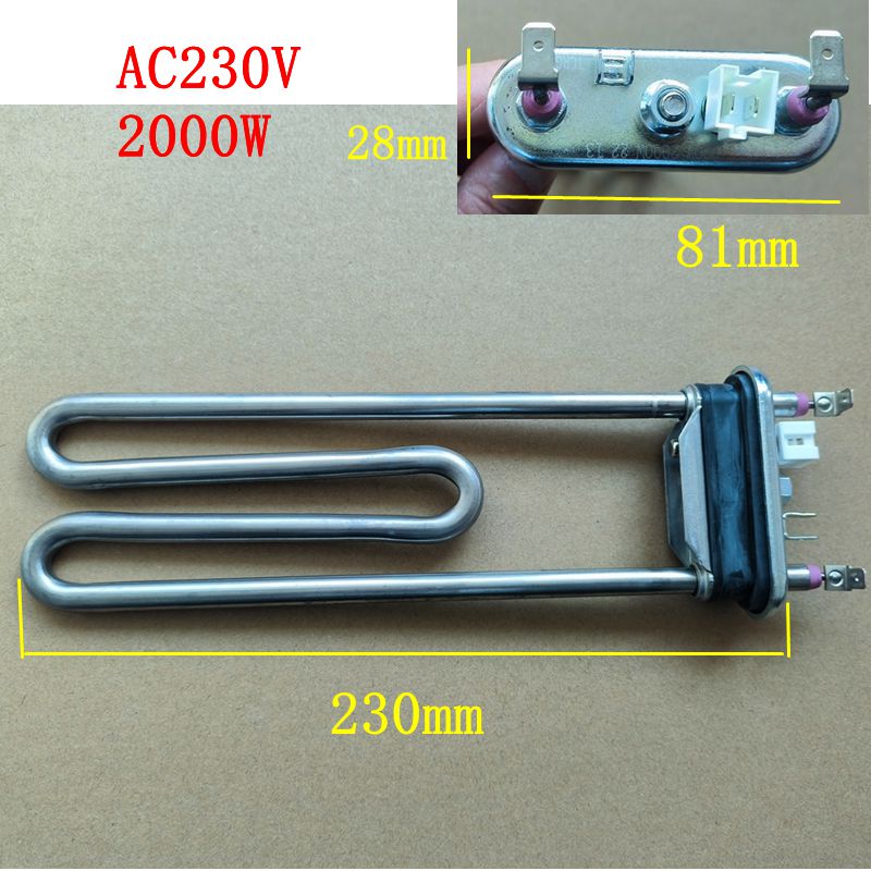 Tubo Calefactor Lavadora Samsung 2000W 230V Resistencia | Prologyc