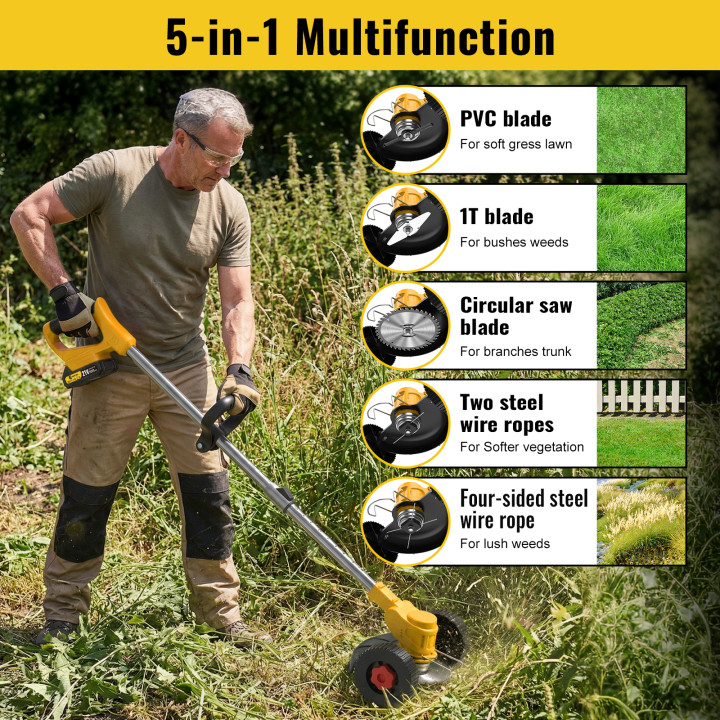 Cortadora césped CONENTOOL 21V Makita 18V | Prologyc.es