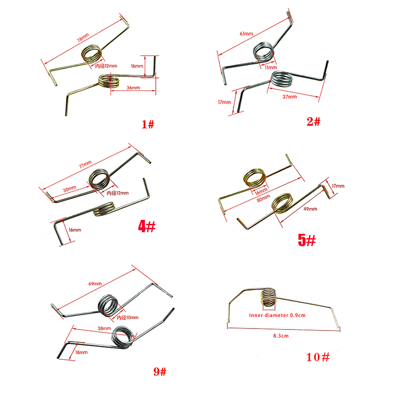 Cubierta de puerta para lavadora, interruptor de resorte, secadora semiautomática, cubo de deshidratación, resorte de cubierta,