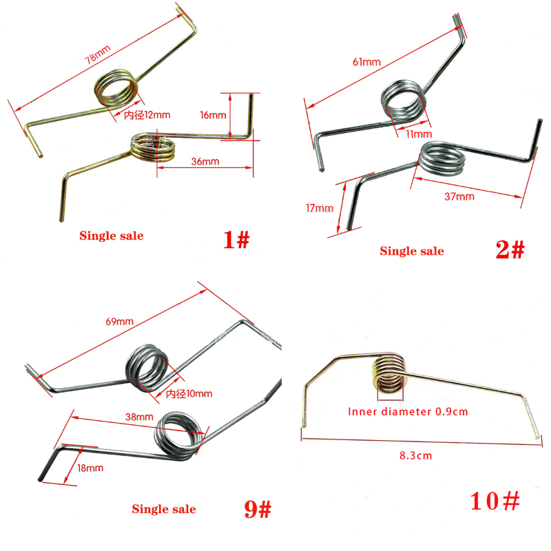 Cubierta de puerta para lavadora, interruptor de resorte, secadora semiautomática, cubo de deshidratación, resorte de cubierta,