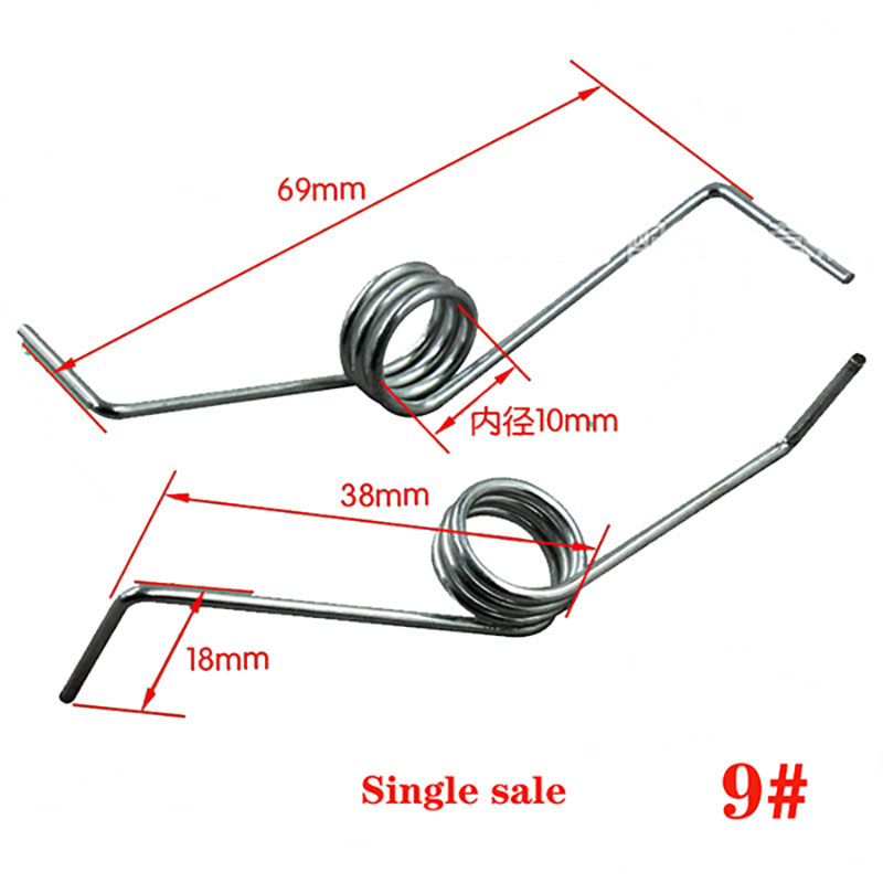 Cubierta de puerta para lavadora, interruptor de resorte, secadora semiautomática, cubo de deshidratación, resorte de cubierta,