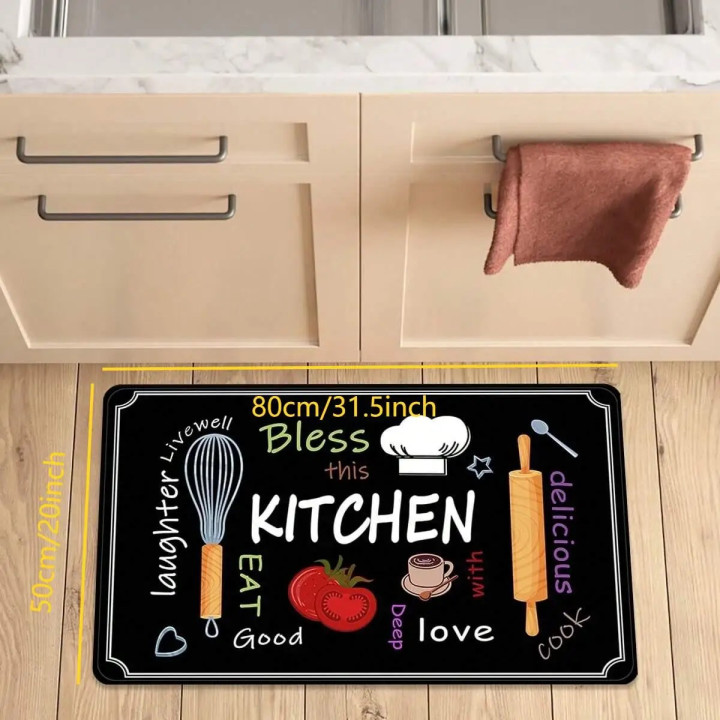 Alfombrilla Estampada de Cocina VIKAMA Resistente | prologyc.es