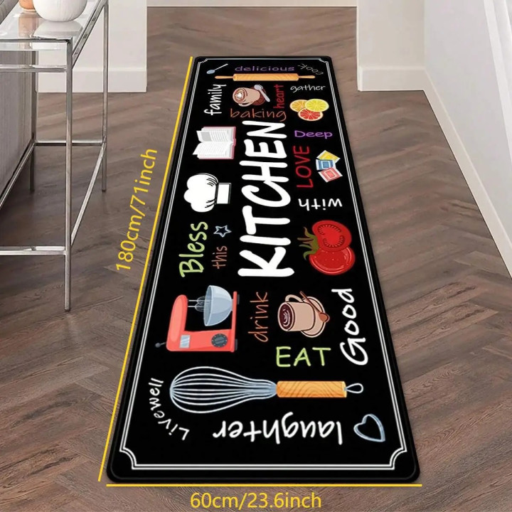 Alfombrilla Estampada de Cocina VIKAMA Resistente | prologyc.es