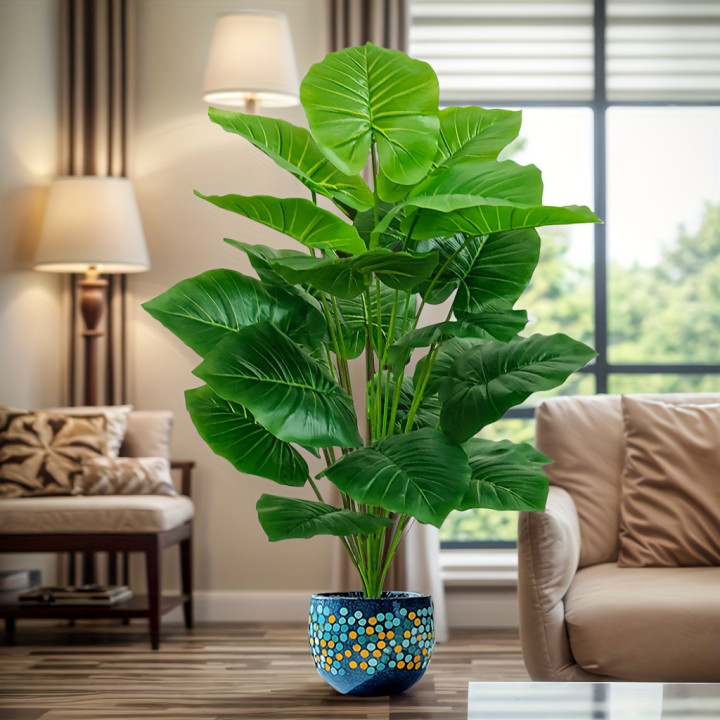 Palma Artificial Realista 100CM con 18 Hojas | prologyc.es