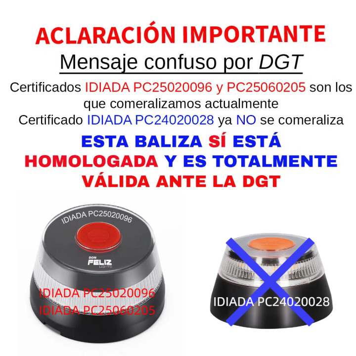 Baliza Emergencia V16 Conectada DGT 3.0 Don Feliz | prologyc.es