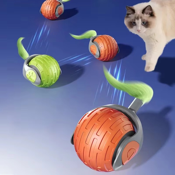 Juguete Interactivo Automático con Bola Rodante para Gatos | prologyc.es