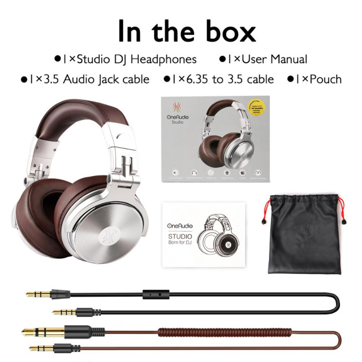 Auriculares OneOdio Pro 30 DJ HiFi con Cable | prologyc.es