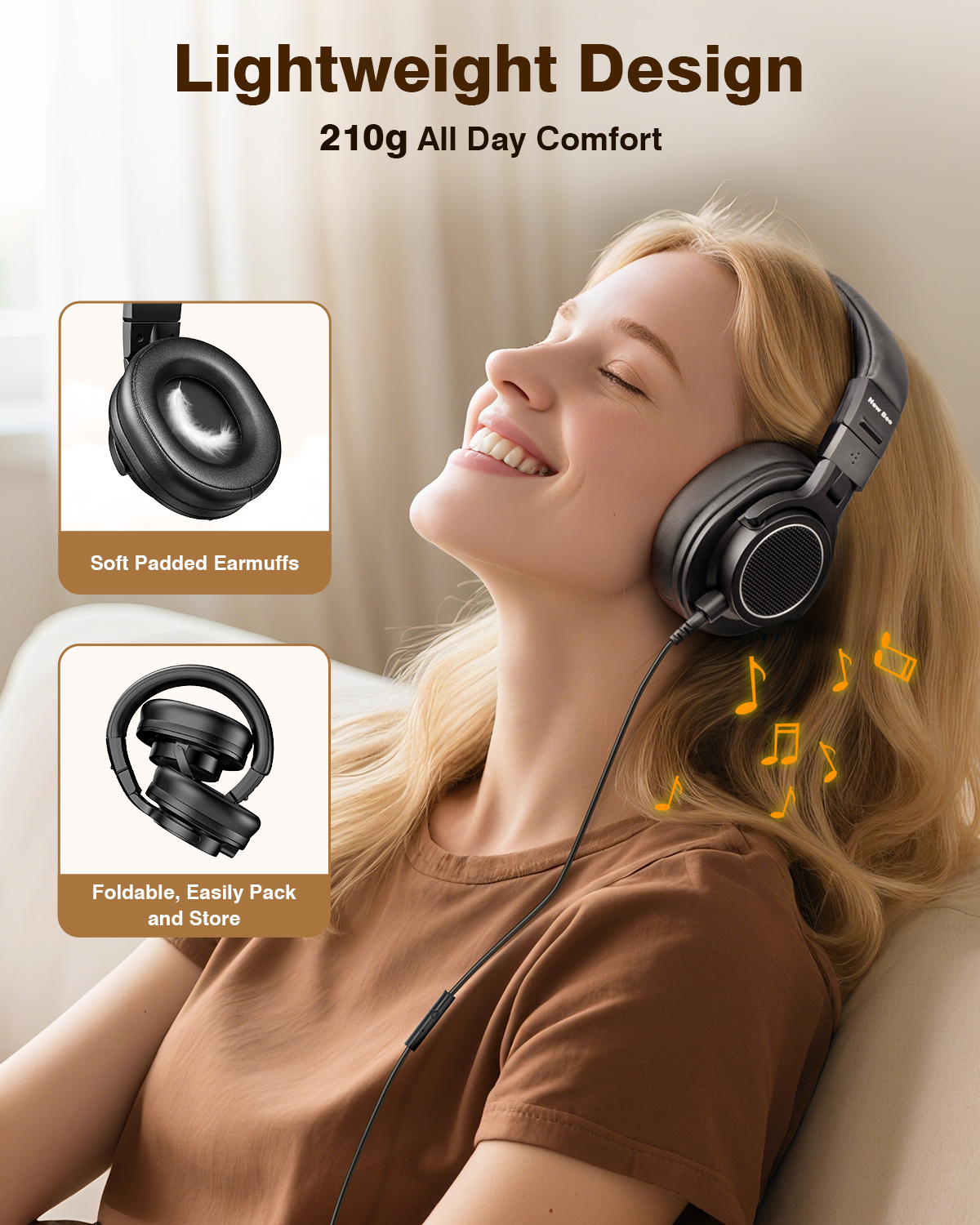 Auriculares Profesionales DJ con Cable y Micrófono HiFi | prologyc.es