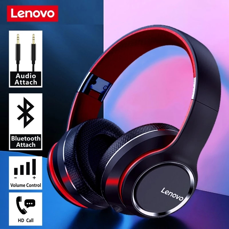 Auriculares Bluetooth Lenovo HD200 HiFi Plegables | prologyc.es