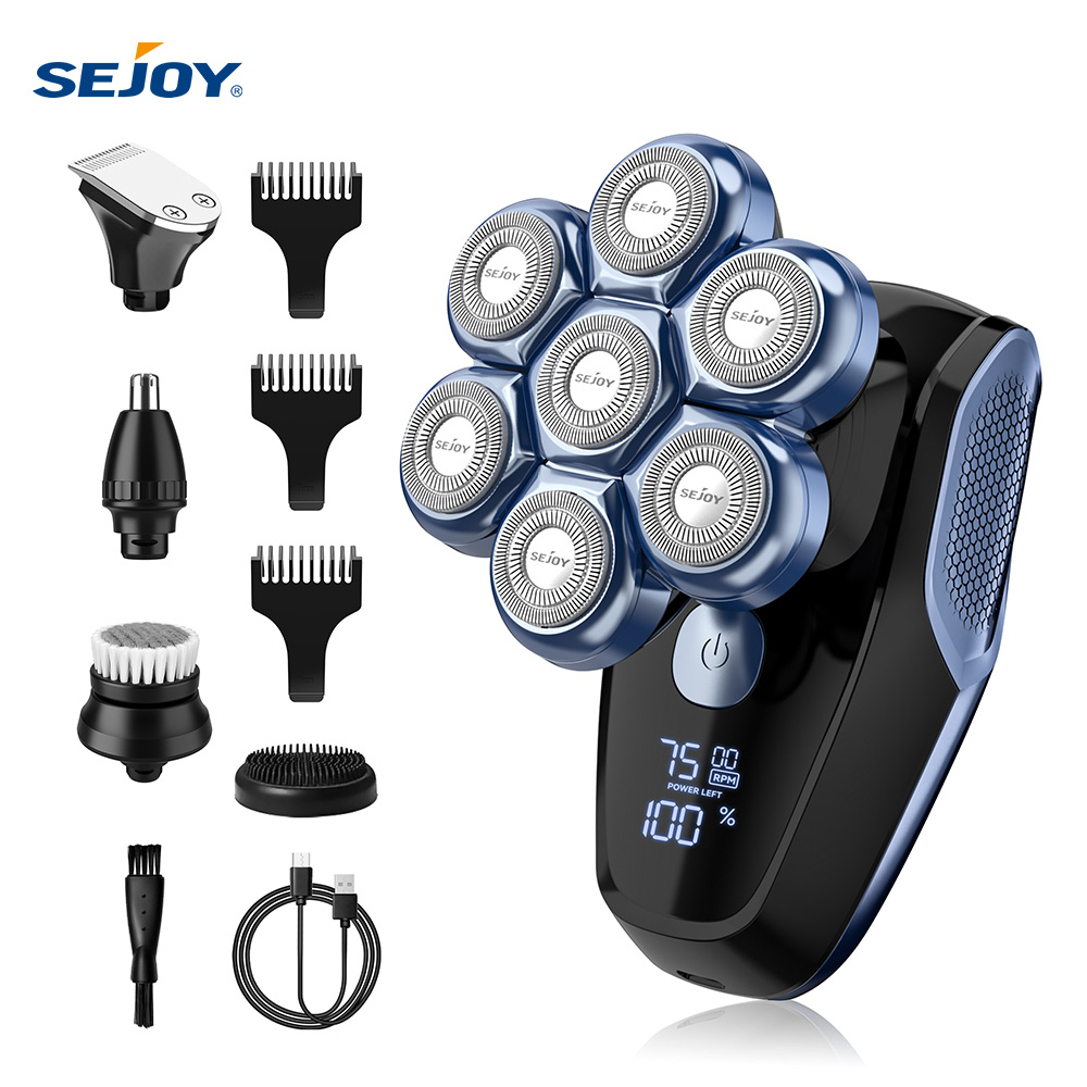 Afeitadora Sejoy 6 en 1 7D para Hombre Calvo | prologyc.es