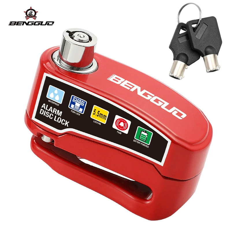 Candado de Disco Antirrobo con Alarma 110dB para Moto | prologyc.es