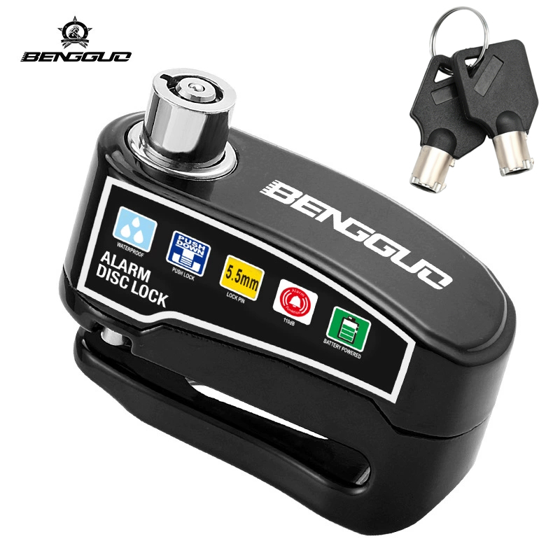Candado de Disco Antirrobo con Alarma 110dB para Moto | prologyc.es