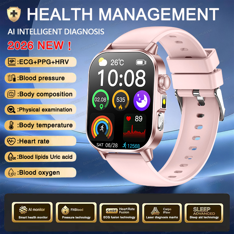 Reloj Inteligente ECG+PPG AMOLED HD con Llamadas Bluetooth | prologyc.es