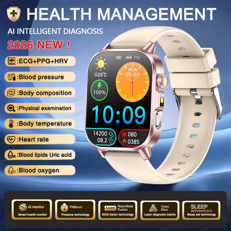 Reloj Inteligente ECG+PPG AMOLED HD con Llamadas Bluetooth | prologyc.es