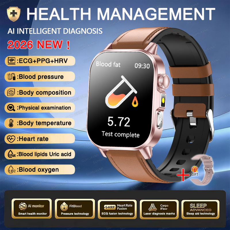 Reloj Inteligente ECG+PPG AMOLED HD con Llamadas Bluetooth | prologyc.es
