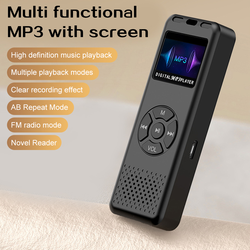 Mini Grabadora de Voz Digital HiFi con MP3 y Radio FM | prologyc.es