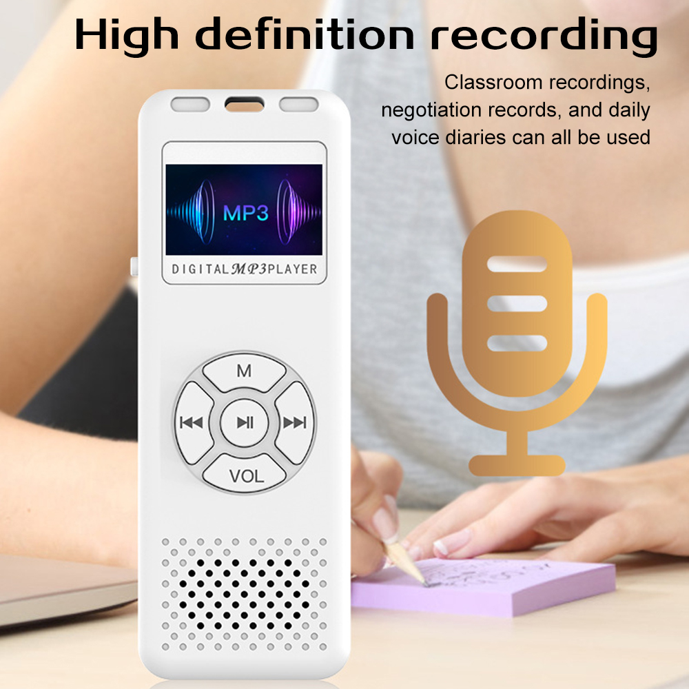 Mini Grabadora de Voz Digital HiFi con MP3 y Radio FM | prologyc.es
