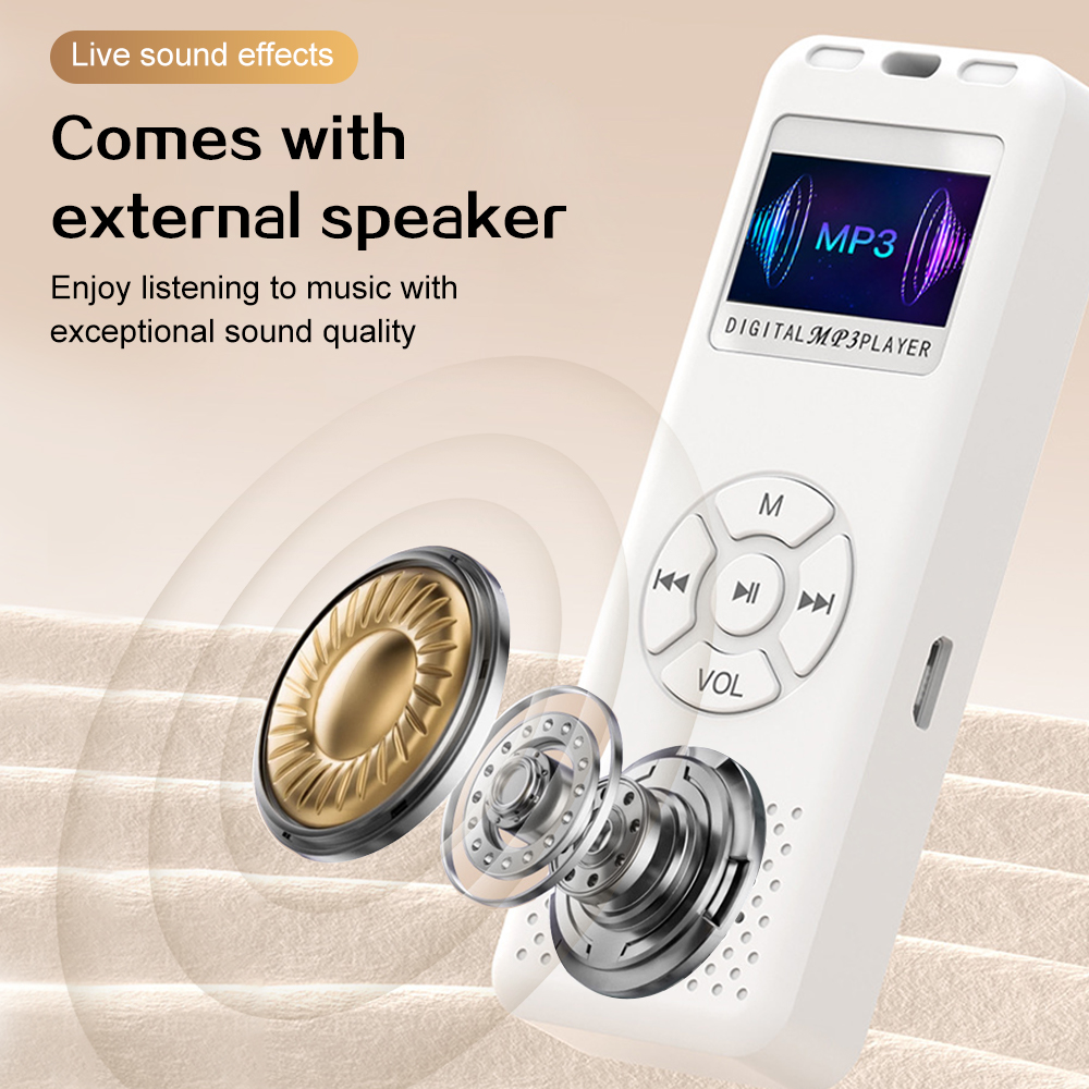Mini Grabadora de Voz Digital HiFi con MP3 y Radio FM | prologyc.es