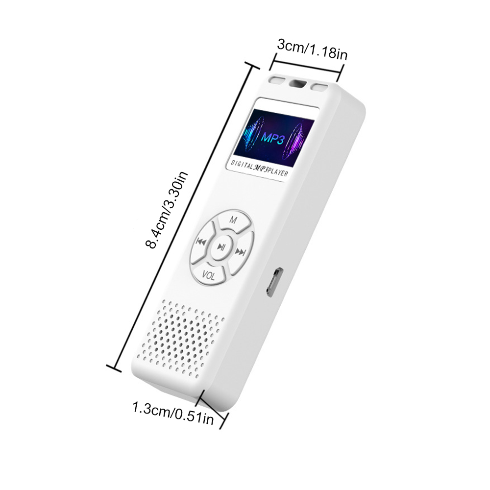 Mini Grabadora de Voz Digital HiFi con MP3 y Radio FM | prologyc.es