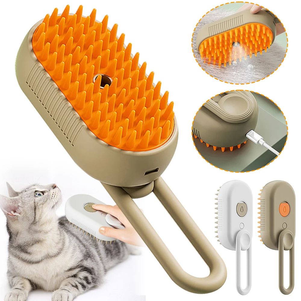 Cepillo de Vapor Eléctrico para Gatos y Perros | prologyc.es