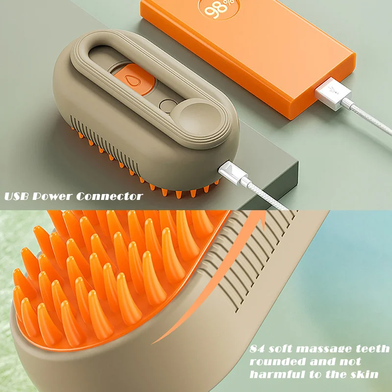 Cepillo de Vapor Eléctrico para Gatos y Perros | prologyc.es