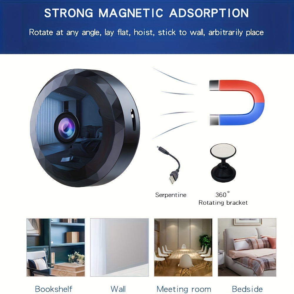 Mini Cámara de Seguridad WiFi con Visión Nocturna | prologyc.es