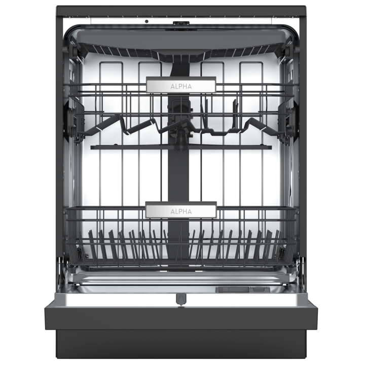 ALPHA Lavavajillas POSEIDON ELITE, Auto Door Open, DualZone, 14ser., Negro *Alta Gama*