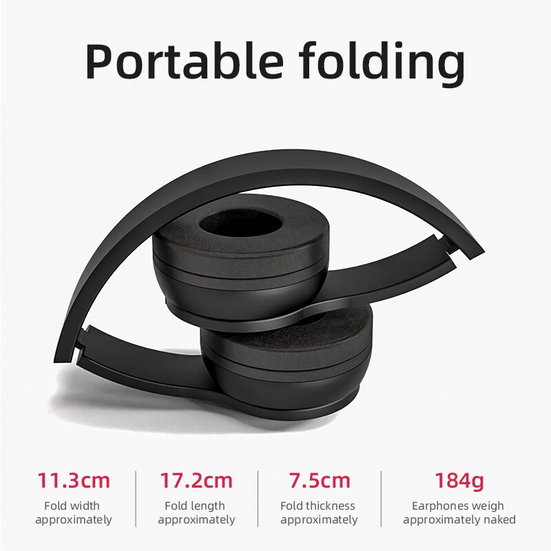 Auriculares Bluetooth P47 Plegables HiFi Inalámbricos | prologyc.es