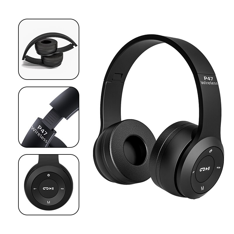 Auriculares Bluetooth P47 Plegables HiFi Inalámbricos | prologyc.es