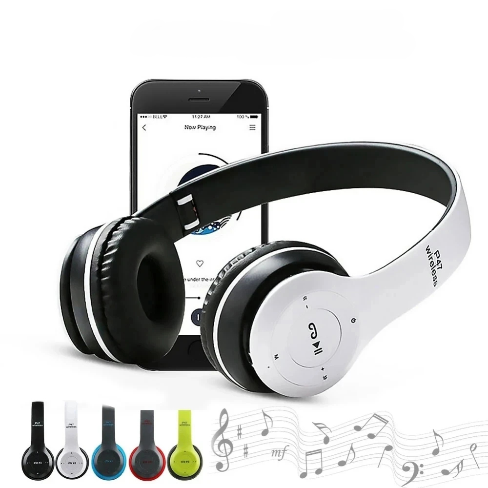 Auriculares Bluetooth P47 Plegables HiFi Inalámbricos | prologyc.es