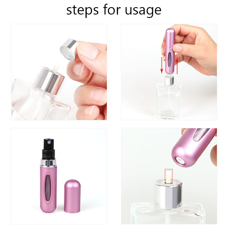 Atomizador de Perfume Recargable 5ml para Viaje | prologyc.es