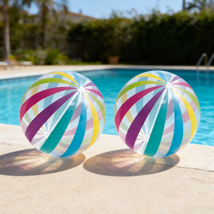 Pelota de Playa Inflable Transparente para Piscina y Verano | prologyc.es