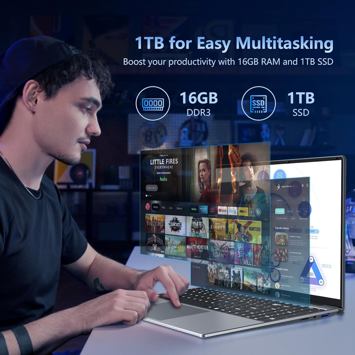 Portátil Gaming 15,6 Intel Core i9 16GB RAM Windows 11 | prologyc.es