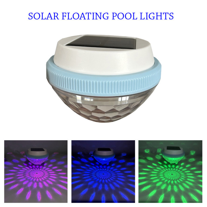 Luz Solar Flotante LED para Piscina Multicolor Impermeable | prologyc.es