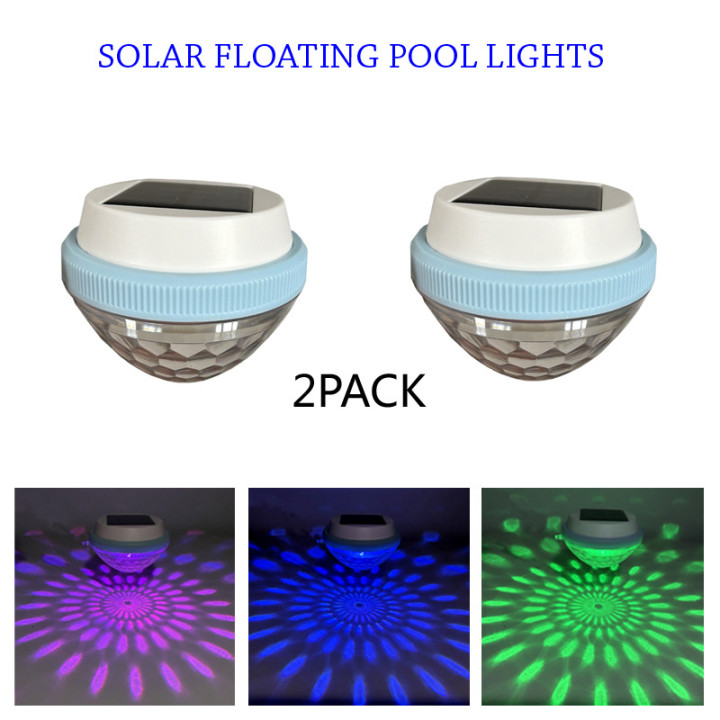 Luz Solar Flotante LED para Piscina Multicolor Impermeable | prologyc.es