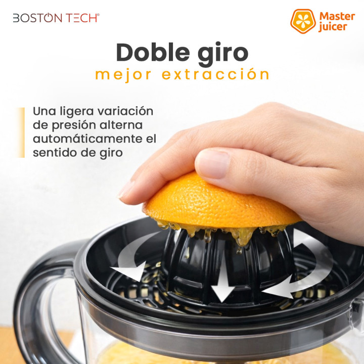Exprimidor MasterJuicer 700ml Boston Tech Doble Giro | prologyc.es