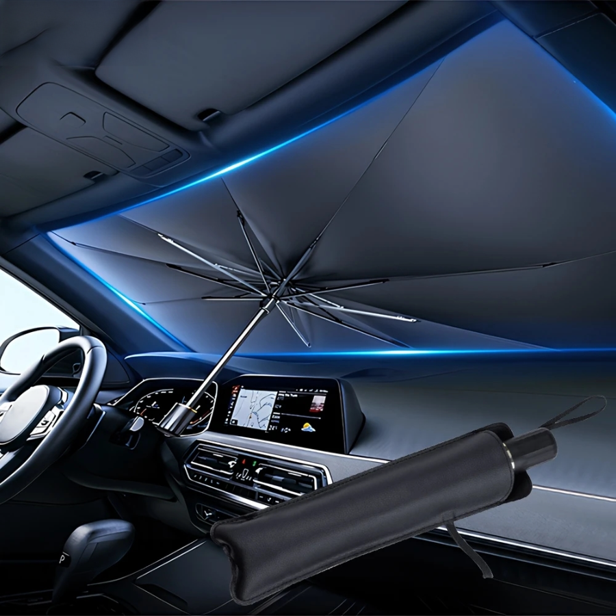 Parasol Plegable Tipo Sombrilla para Coche con Protección UV | prologyc.es