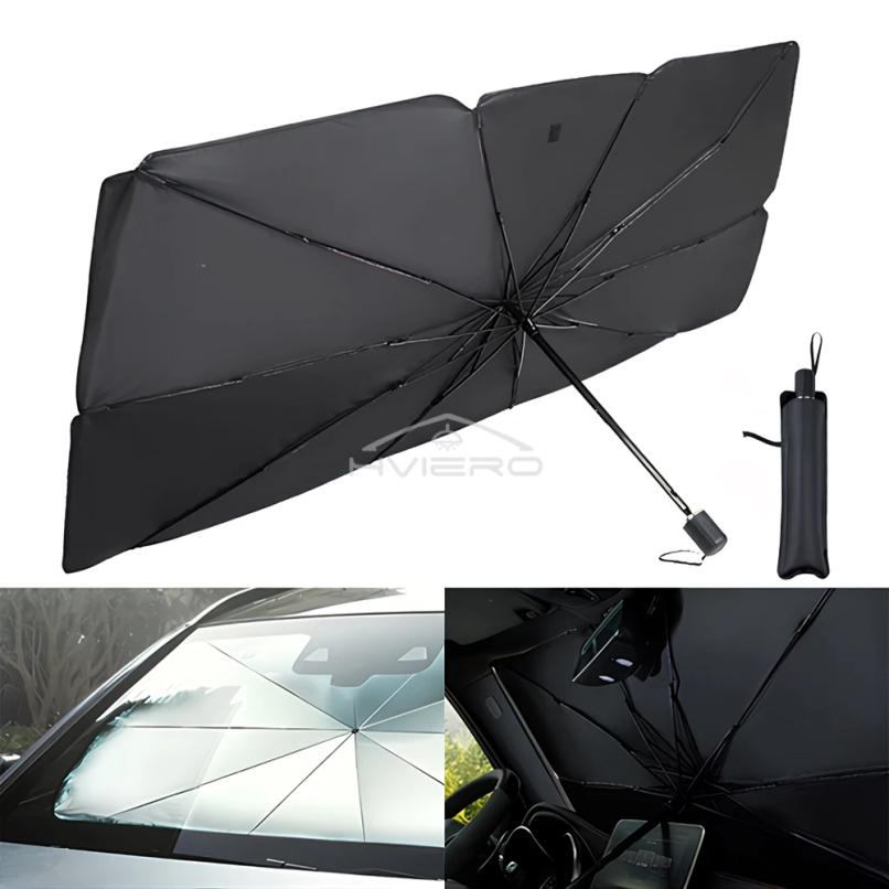 Parasol Plegable Tipo Sombrilla para Coche con Protección UV | prologyc.es