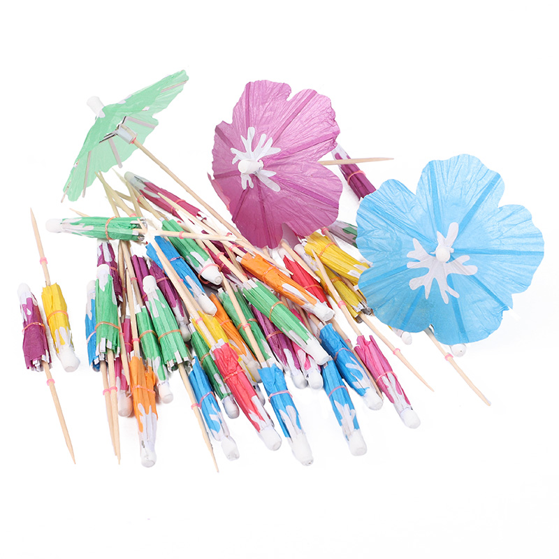 Sombrillas de Papel para Cócteles y Fiestas Tropicales | prologyc.es