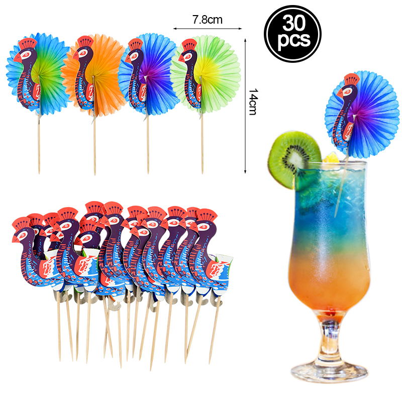 Sombrillas de Papel para Cócteles y Fiestas Tropicales | prologyc.es