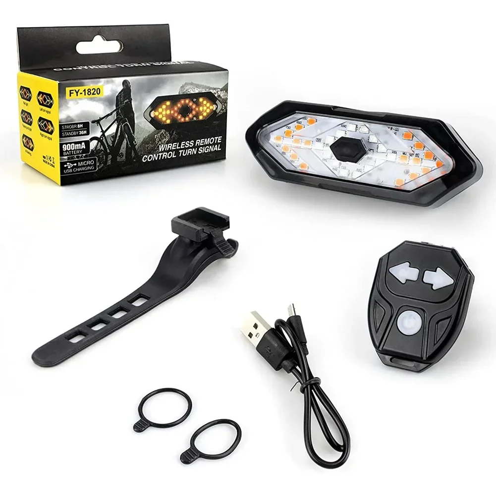 Luz Trasera LED Bicicleta con Intermitentes y Control Remoto | prologyc.es