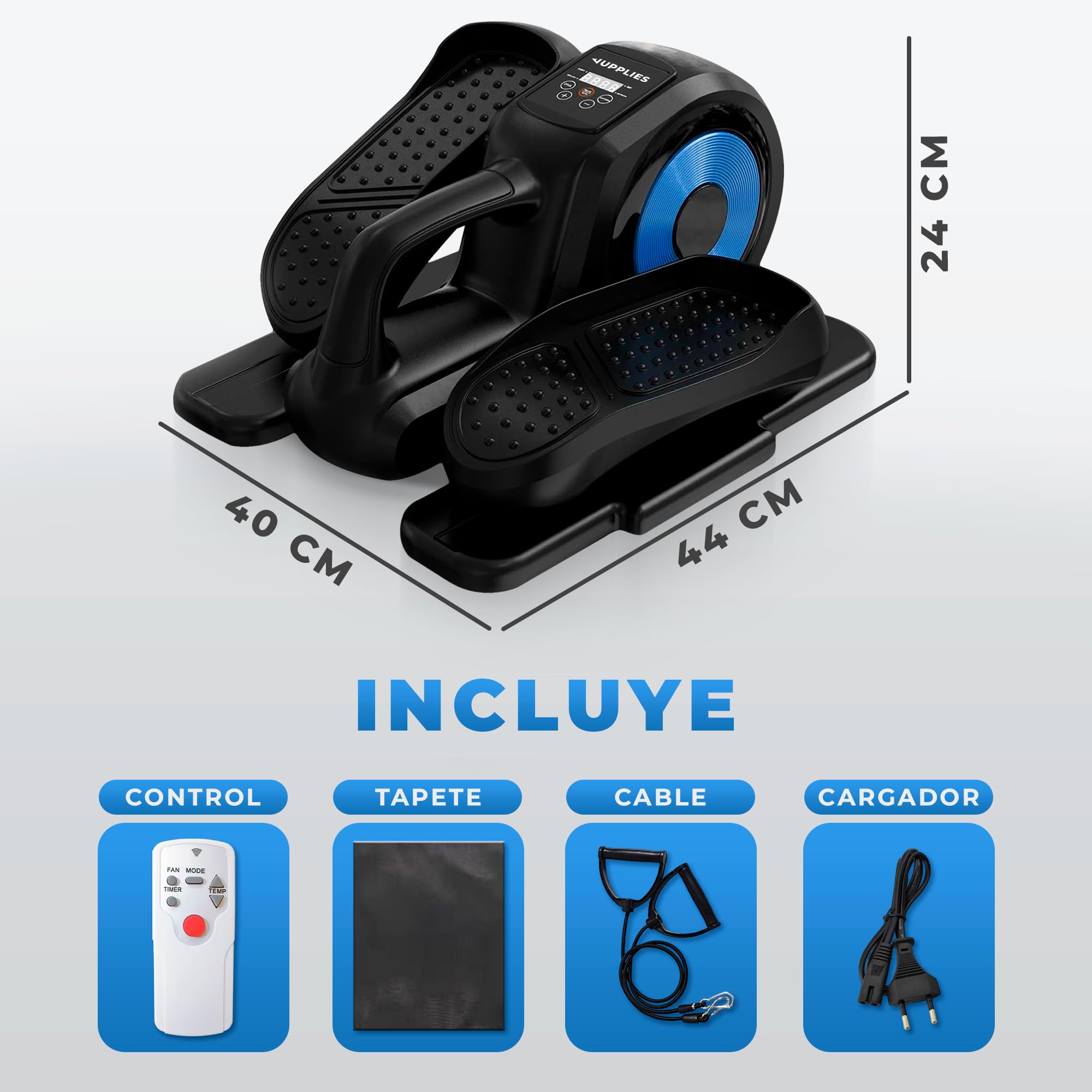 Mini Elíptica Eléctrica RELAXTY con Control Remoto | prologyc.es